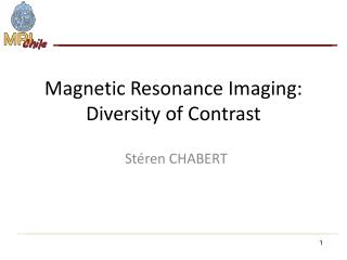 Magnetic Resonance Imaging: Diversity of Contrast