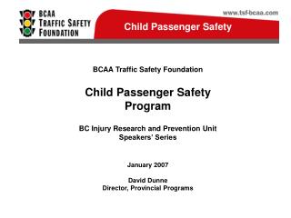 Child Passenger Safety