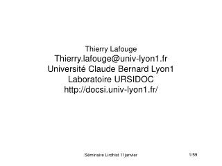 Applications des lois infométriques en science de l’information