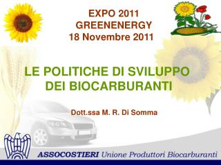 LE POLITICHE DI SVILUPPO DEI BIOCARBURANTI