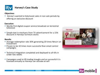 Harvey’s Case Study
