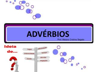 ADVÉRBIOS