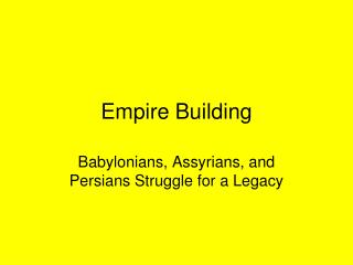 Empire Building