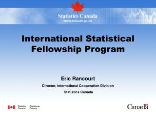 International Statistical Fellowship Program