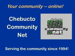 Your community -- online!