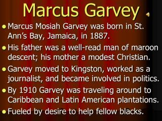 Marcus Garvey