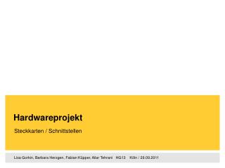 Hardwareprojekt