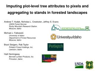 Imputing plot-level tree attributes to pixels and aggregating to stands in forested landscapes