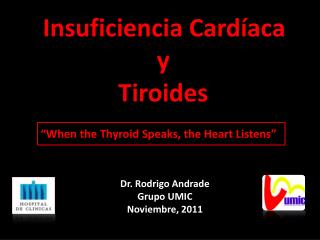Insuficiencia Cardíaca y Tiroides