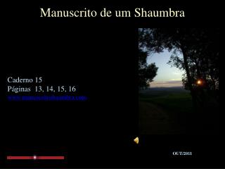 Manuscrito de um Shaumbra