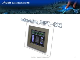 Bedienstation JDINT - 001