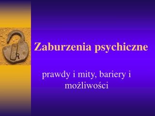 Zaburzenia psychiczne