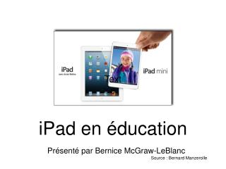 iPad en éducation