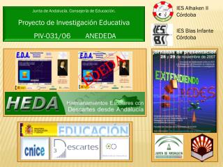 Junta de Andalucía. Consejería de Educación. Proyecto de Investigación Educativa