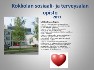 Kokkolan sosiaali- ja terveysalan opisto