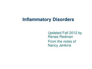 Inflammatory Disorders