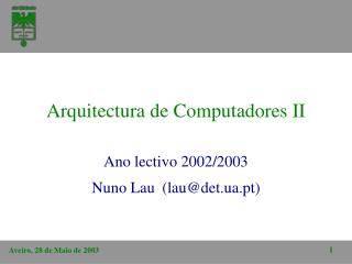 Arquitectura de Computadores II