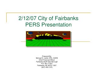 2/12/07 City of Fairbanks PERS Presentation
