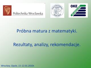 Próbna matura z matematyki. Rezultaty, analizy, rekomendacje.