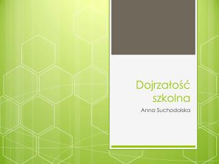 Dojrzałość szkolna