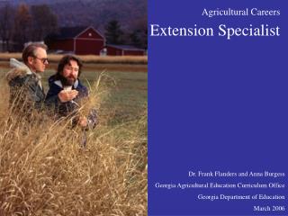 Agricultural Careers Extension Specialist