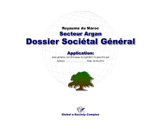 Dossier Sociétal Général