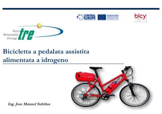 Bicicletta a pedalata assistita alimentata a idrogeno