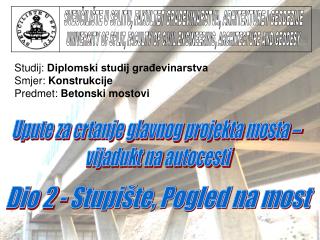 SVEUČILIŠTE U SPLITU, FAKULTET GRAĐEVINARSTVA, ARHITEKTURE I GEODEZIJE