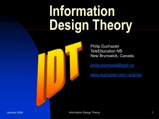 Information Design Theory
