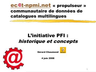 ec t-npmi « propulseur » communautaire de données de catalogues multilingues