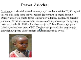 Prawa dziecka