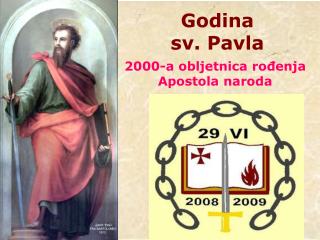 Godina sv. Pavla 2000-a obljetnica rođenja Apostola naroda