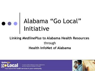 Alabama “Go Local” Initiative