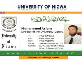 University of Nizwa