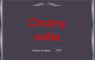 Chrámy světa