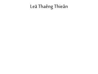 Leã Thaêng Thieân