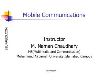 Mobile Communications
