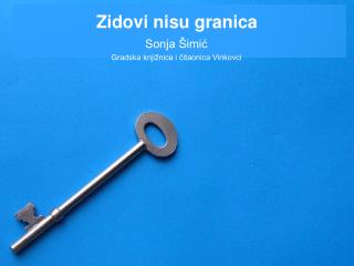 Zidovi nisu granica