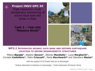 Task 2 – Test site “Messina Strait”