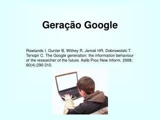 Geração Google