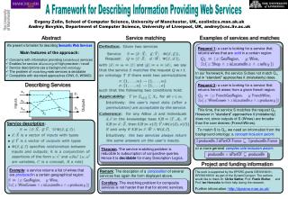A Framework for Describing Information Providing Web Services