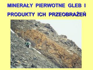 MINERAŁY PIERWOTNE GLEB I PRODUKTY ICH PRZEOBRAŻEŃ