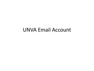 UNVA Email Account