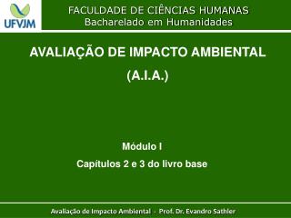 FACULDADE DE CIÊNCIAS HUMANAS Bacharelado em Humanidades