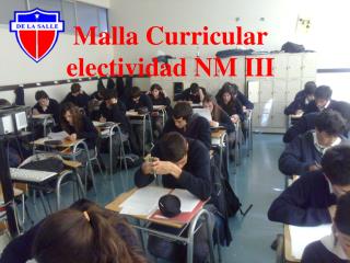 Malla Curricular electividad NM III