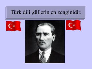 Türk dili ,dillerin en zenginidir.