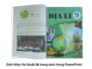 Giới thiệu thủ thuật lật trang sách trong PowerPoint