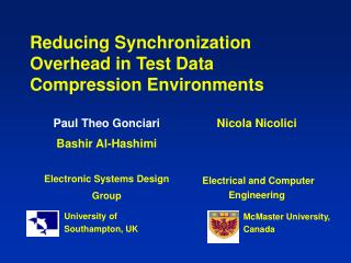 Reducing Synchronization Overhead in Test Data Compression Environments