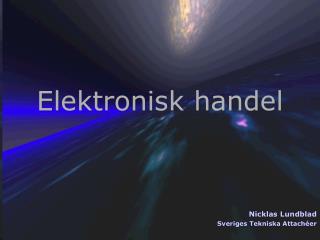 Elektronisk handel