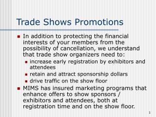 Trade Shows Promotions